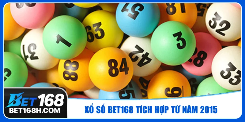 Danh mục xổ số Bet168 được nhà cái tích hợp từ năm 2015