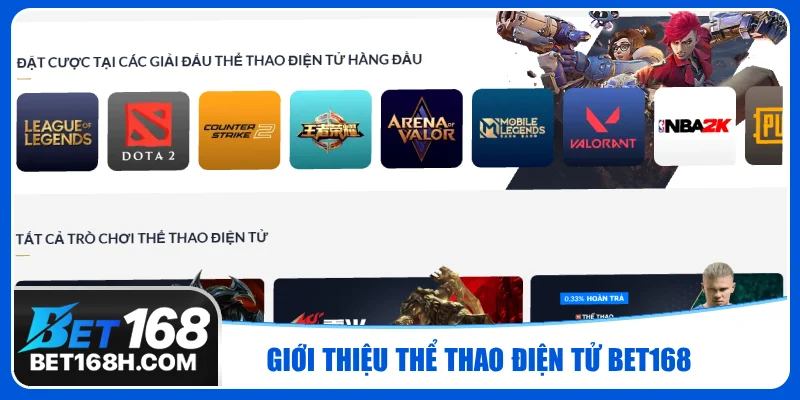 Sảnh cược thể thao điện tử cập nhật nhiều bộ môn thi đấu hot